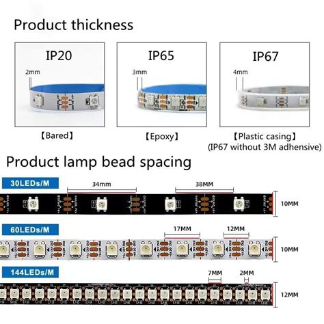 Cheap M M Dc V Rgb Ws B Individually Addressable Led Strip