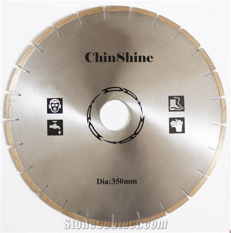 350mm Silent Diamond Saw Blades For Marlbe From China StoneContact