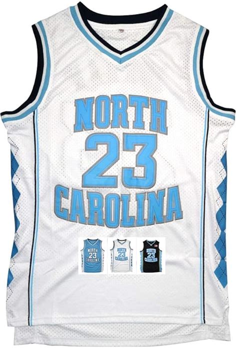 Amazon.com: Antsport #23 North Carolina Mens Basketball Jersey Retro ...