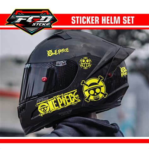 Jual STIKER HELM CUTTING STIKER ONE PIECE SET HELM PREMIUM TERMURAH