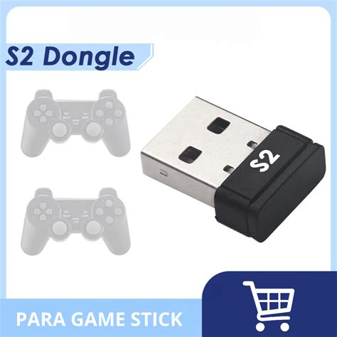 Novo Adaptador Receptor S2 Controle Sem Fio Dongle Gamestick Usb Para Game Stick Gd10 Gd20 X2