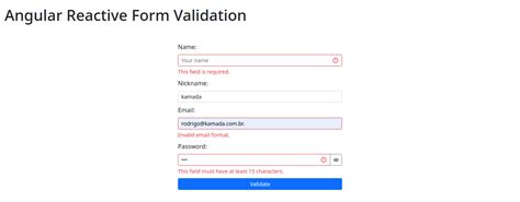 Creating And Validating A Reactive Form To An Angular Application Quick博客