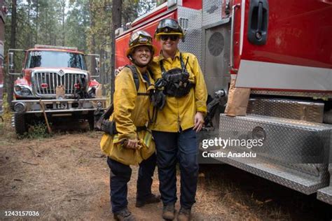 Female Firefighter Photos And Premium High Res Pictures Getty Images