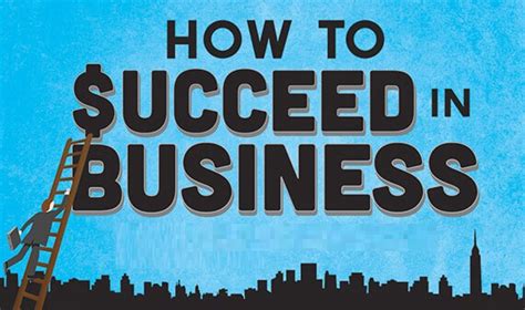 How To Succeed In Business Ways Motivational Tips