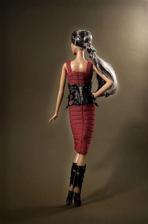 Celebrating Barbie s 55th birthday Hervé Léger Barbie Fashion Doll