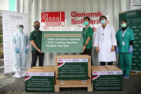 Tanoto Foundation And Temasek Foundation International Donate Covid 19