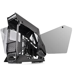 Thermaltake Ah T Open Frame Mid Tower Gaming Case With Tempered