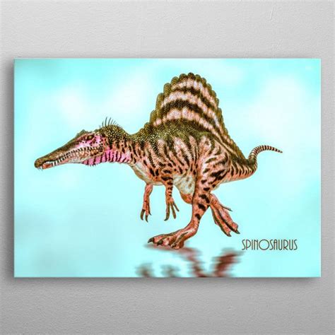 Spinosaurs Poster By Bob Orsillo Displate Art Prints Spinosaurus