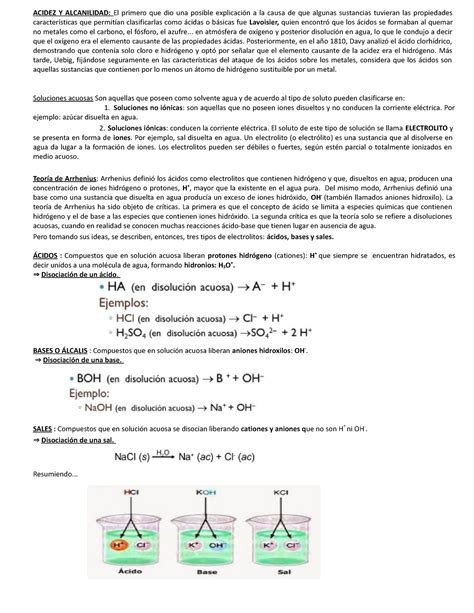 Fisicoquimica Cidos Y Bases Ph Acidez Y Alcanilidad El Primero Que