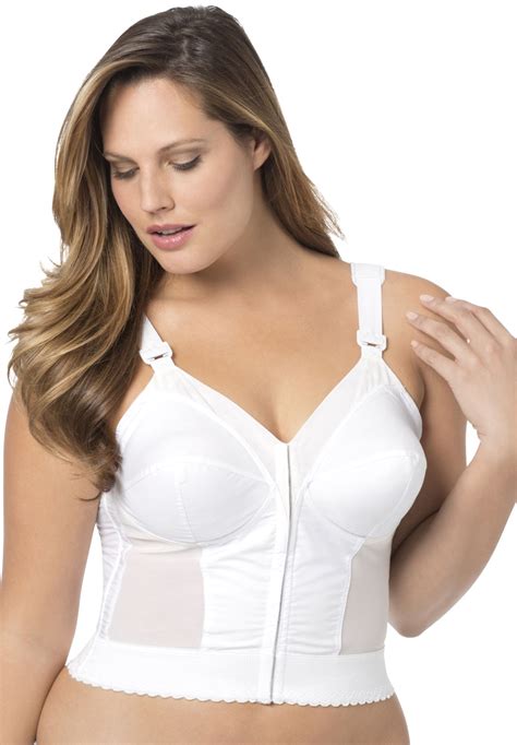 Front Hook Longline Bra From Fully By Exquisite Form® Plus Size Full Coverage Bras Woman Within