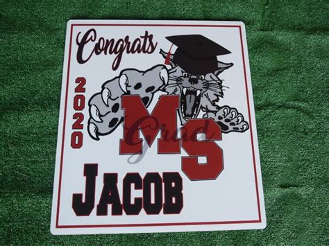 Mount Si High School Personalized Graduation Sign Class Of 2020 Square