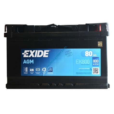 Exide Ek Start Stop Agm V Ah A