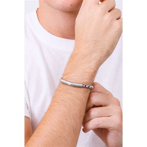 Bracciale Uomo Gioielli Emporio Armani Fashion Egs Bracciali