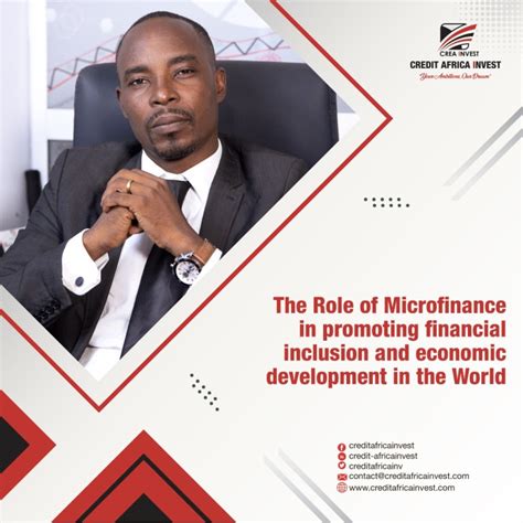 The Role Of Microfinance In Promoting Financial Inclusion And Economic Development In The World