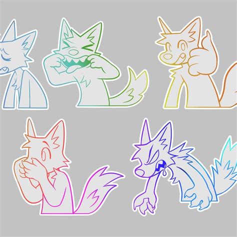 Telegram Furry Sticker Base Etsy