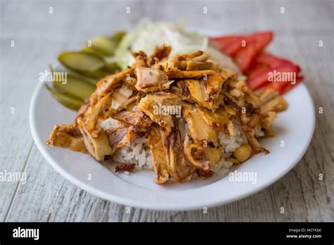 Assiette doner kebab Banque de photographies et dimages à haute