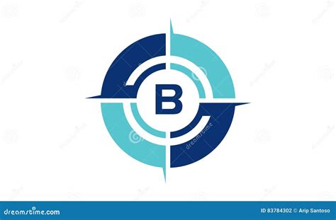 Compass Guide Solution Initial B Stock Vector Illustration Of Help