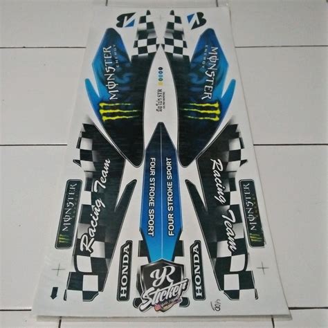 Jual Stiker Striping Sticker Lis Variasi Honda Gl Pro Gl Max Monster