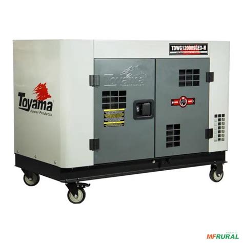 Gerador De Energia Toyama Tdwg12000sge3 N 126 Kva Partida 778912