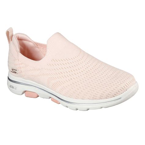 Tênis Feminino Skechers Go Walk 5 Coastal Rosa 124250ltpk