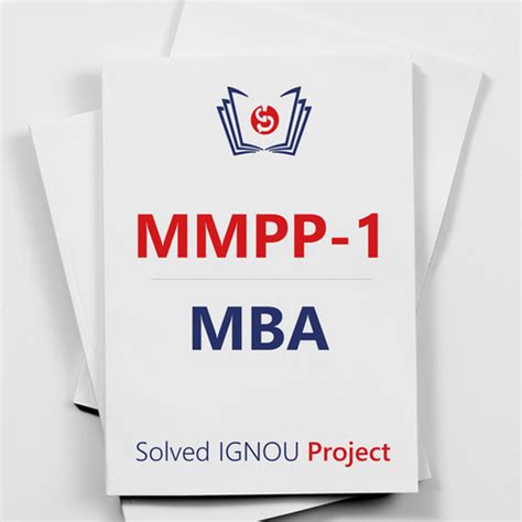 MMPP 001 IGNOU MBA Project Performance Appraisal System A Case Study