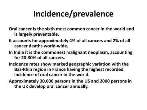 Ppt Malignant Tumours Of The Oral Cavity Types And Presentations Powerpoint Presentation Id