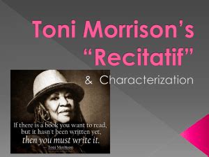 Recitatif By Toni Morrison