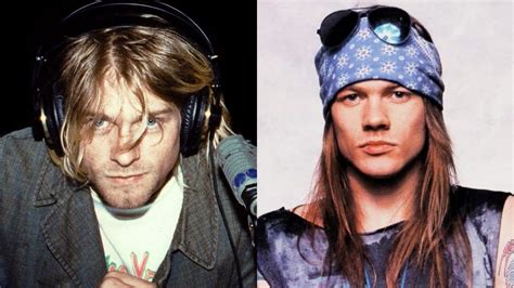 Kurt Cobain And Axl Rose