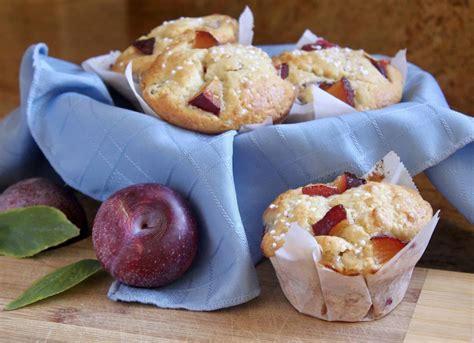 Perfect Plum Muffins Made With Yogurt Christinas Cucina