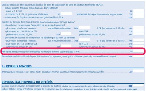 Plus value immobilière 2023 comment remplir la déclaration de revenus