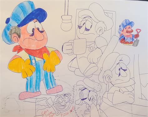 Peppino As A Train Engineer By Raralabelle1art On Deviantart