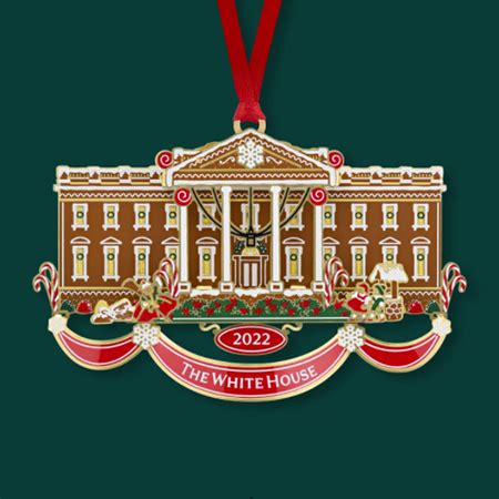 Official 2022 White House Gingerbread Christmas Ornament