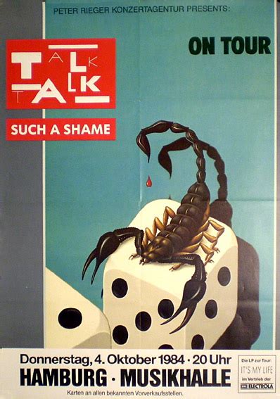 Talk Talk Postertreasures Your 1 St Stop For Original Concert