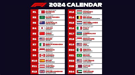 Calendario F1 2024 Cuando Empieza El Mundial Fecha De Las Explore O