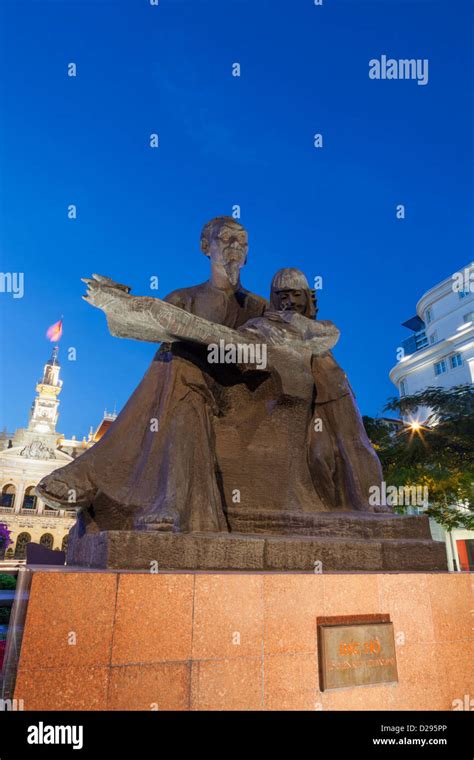 Vietnam, Ho Chi Minh City, Ho Chi Minh Statue Stock Photo - Alamy