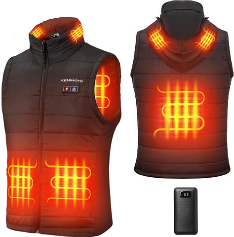 Kemimoto Heated Vest For Men And Women Lightweight Heated Vest With