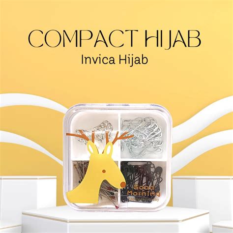 Jual Invica Hijab Compact Hijab Box Peniti Hijab Set Aksesoris