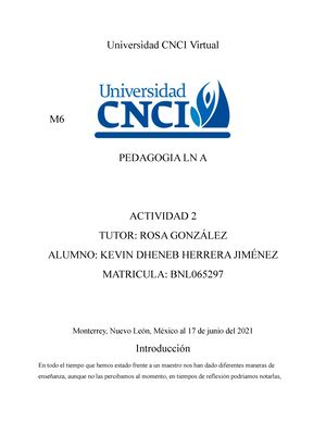 Act Admin De La Capacitacion Universidad Cnci Virtual M