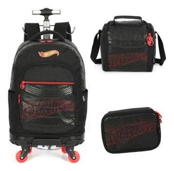 Kit Mochila Carrinho Rodas Skate Hot Wheels Luxcel Mochilas Magazine Luiza