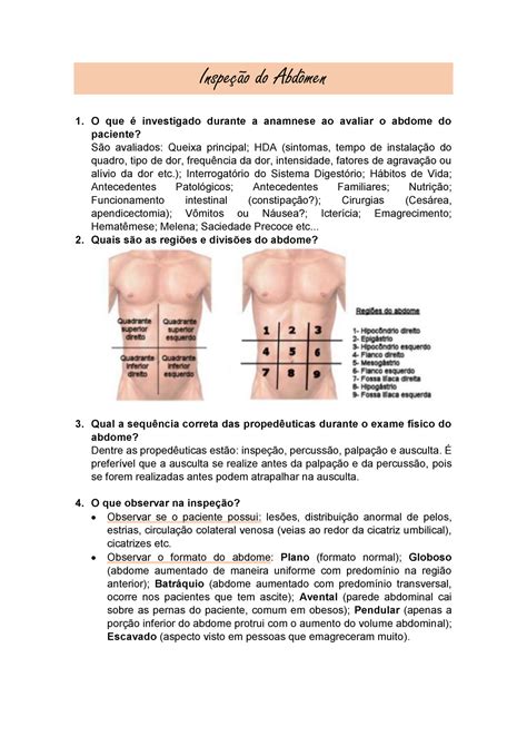 Tipos De Abdome Enfermagem Retoedu