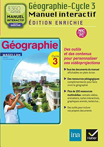 Magellan Géographie Cycle 3 éd 2012 Livre élève Atlas Manuel