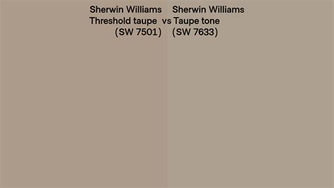 Sherwin Williams Threshold Taupe Vs Taupe Tone Side By Side Comparison