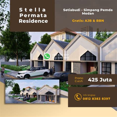 Rumah Mewah Murah Setiabudi Simpang Pemda Medan Stella Permata Residence