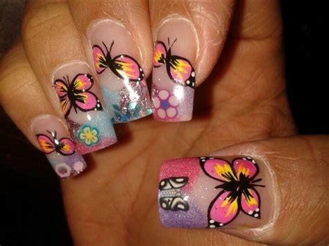 Diseños De Uñas Con Mariposas 🦋 24 【hermosas】decoraciones 【lo Mejor De