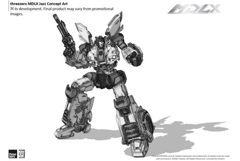 Threezero Transformers Mdlx Jazz Concept Art Transformers News Tfw2005