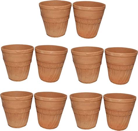 Amazon Odishabazaar Terracotta Real Mitti Baked Kullad Set Of