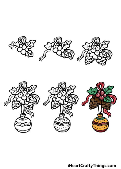 Ornament Drawing - How To Draw An Ornament Step By Step