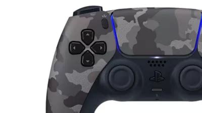 Manette Sans Fil DualSense Grey Camouflage Accessory