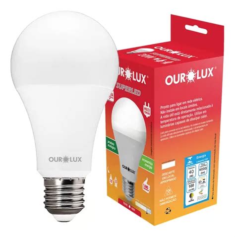 L Mpada Super Led Alta Potencia W E Branco Frio Ourolux