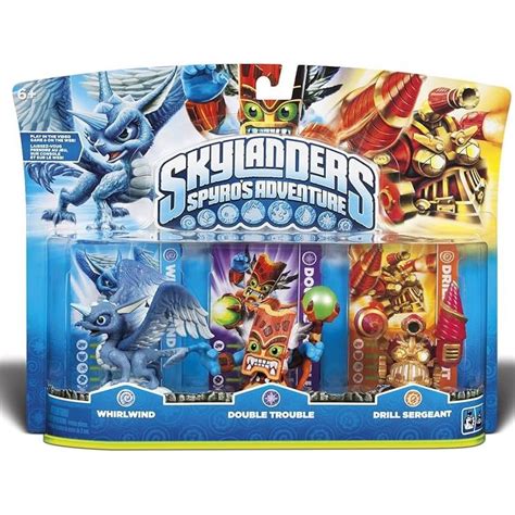 Set Trei Figurine Skylanders Spyro S Adventure Whirlwind Double